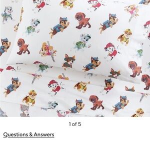NIB PBK Paw Patrol Twin Bedding
